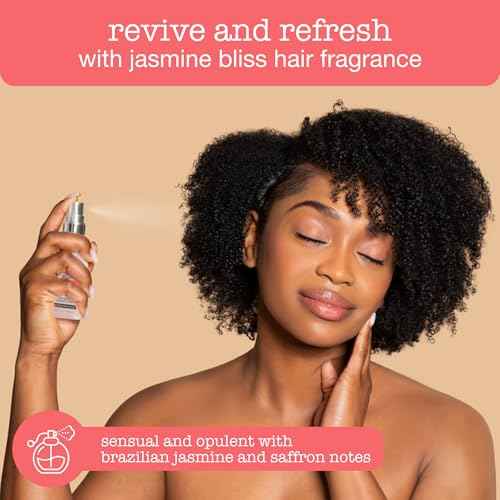 SAUCE BEAUTY Jasmine Bliss Hair Fragrance, 5.2 Oz, Long-Lasting with Brazilian Jasmine and Saffron Notes, UV Protection, Lightweight, Suitable for Everyday Use