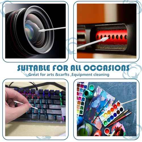 Precision Tip Cotton Swabs/Double Pointed Cotton Buds for Makeup 800pcs