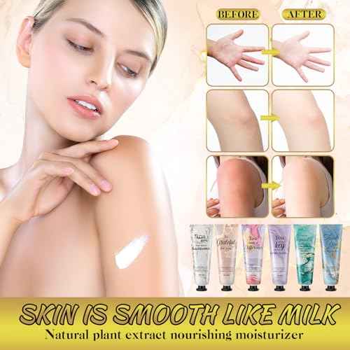 12pcs Employee Appreciation Team Gifts Bulk Travel Size Hand Cream Inspirational Thank You Gifts for Women Dry Skin Hand Lotion Bulk for Teachers Day Christmas Staff Employees Coworkers Women