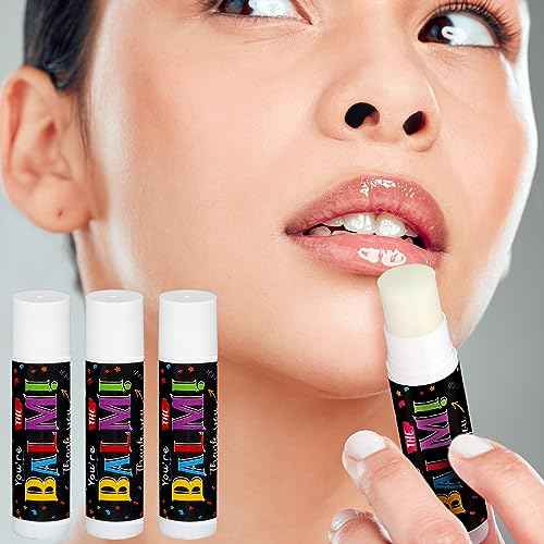 25 Pack Christmas Employee Staff Appreciation Gifts Bulk Lip Balms Team Thank You Gifts Coworkers Teacher Nurse Appreciation Christmas Party Favors Stocking Stuffers for Volunteer Homeless