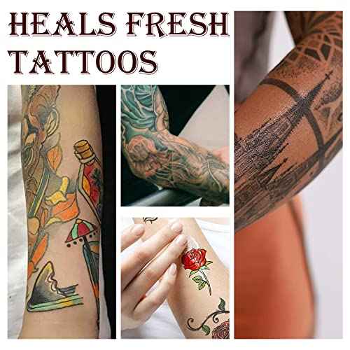 Tattoo Aftercare Butter Balm, 2.6 oz, Old & New Tattoo Moisturizer Healing Brightener for Color Enhance, Natural Organic Tattoo Cream