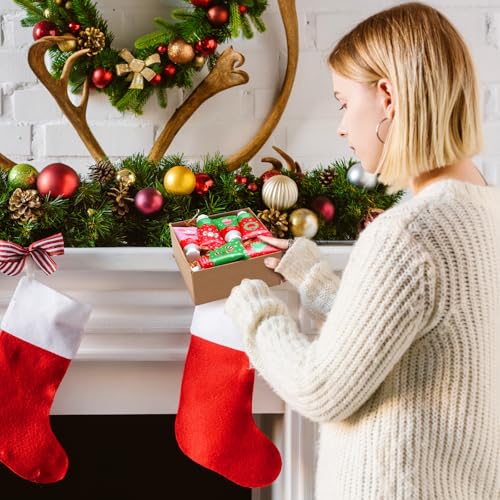 Loopeer 72 Pcs Christmas Hand Cream Gifts Bulk Christmas Mini Hand Lotion Xmas Stocking Stuffers Gifts Travel Size Mini Creams Moisturizer Cream Xmas Party Favors for Dry Skin Women Men Mom Employee