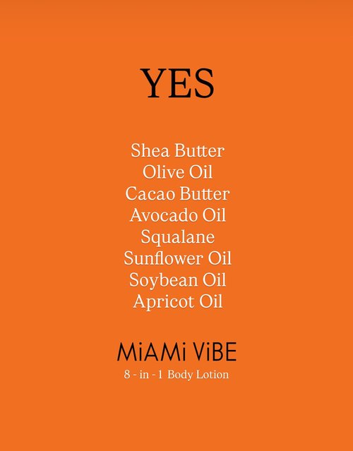 L'Oil Body lotion, Miami Vibe. Super Anti-Aging, Hydrating, Anti-wrinkle, Antioxidant, Anti-stretch marks. From head-to-toe. 24 Hour Moisture. 8 fl oz