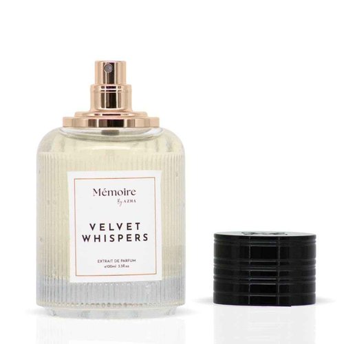 Azha Velvet Whispers Long Lasting Arabian Perfumes for Women – Extrait De Parfum Spray 100 ML (3.4 OZ) - Elegant Ladies Perfume With Vanilla, Rose & Wood Musk Notes - Signature Gift for Women