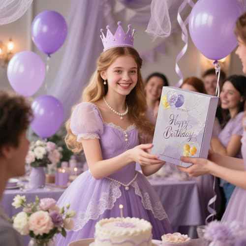 Advent Calendar Blind Birthday Gifts For Teens girls, Purple Gifts For Women, Lavender Spa Gift Set, Lavender Gifts Set for Birthday, Birthday Gifts Advent Calendar,Christmas Gift for Women