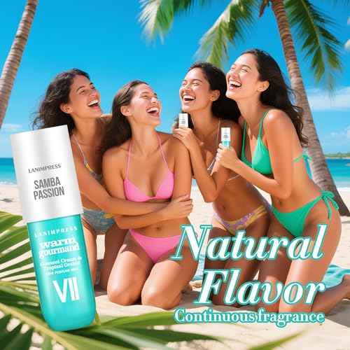 Perfume - No.7£¬Body Spray For Women£¨Eau De Perfum£©Hair & Body Fragrance Mist£¬Fresh Fruity & Floral Flavors Gourmet Tune£¨Coconut +Tropical Orchid+Toasted Pralines+Vanilla £©Perfumes For Women£¨3 fl oz£©