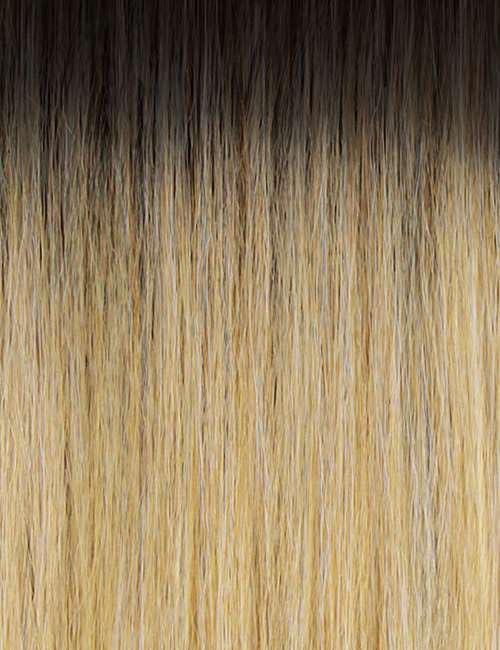 Outre Airtied 100% Fully Hand-Tied Wig - Human Hair Blend - Perm Yaki 26" (DR4/TIRAMISU)