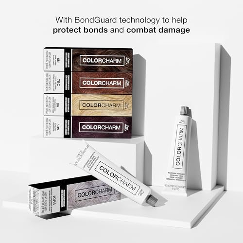 COLORCHARM Permanent Cream Hair Dye, Intense Natural, Cool Espresso Shades, 100% Gray Coverage, Vegan, Free of Phthalates & Parabens, 2 oz.