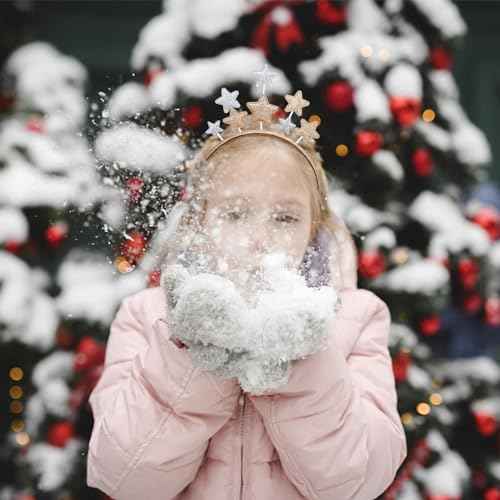 Glitter Star Headband, Pentagram Headbands Christmas Holiday Festival Party Headband Hair Accessories for Women Kids Adults