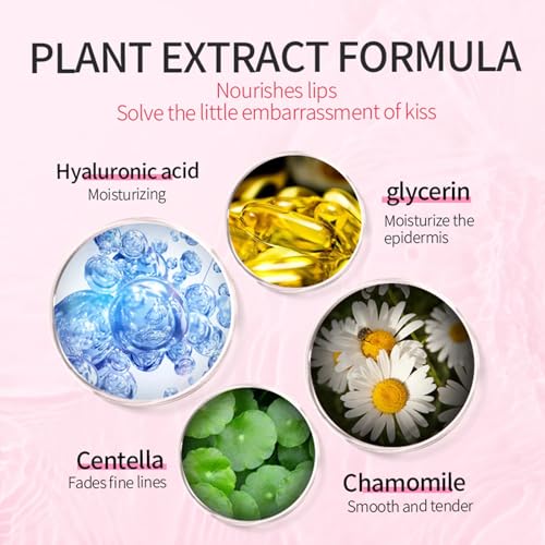 30 Pcs Collagen Crystal Lip Masks, Honey & Cherry & Aloevera Lip Care Gel Pads Treatment, Moisturizing & Reducing Chapped, Anti-Aging & Wrinkles Lip Patches, Remove Dead Skin