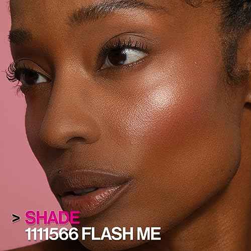 Wet n Wild MegaGlo Blushlighter, Blendable Blush & Highlighter Set, Shimmery Metallic Finish, Flash Me