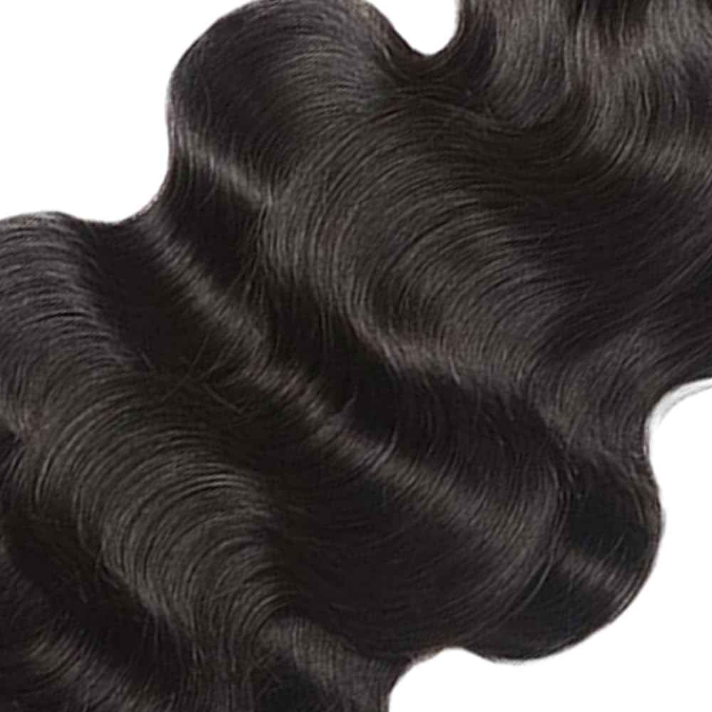 30 30 30 Inch Human Hair Bundles Color 1B Body Wave Hair Weave Unprocessed Brazilian Virgin Hair Extensions Double Weft Real Natural Black Hair Weave
