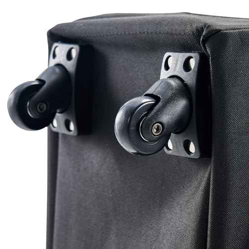 Master Massage Luggage Style Wheeled Massage Table Carrying Case 27” to 32” Width Folding Massage Table- Black