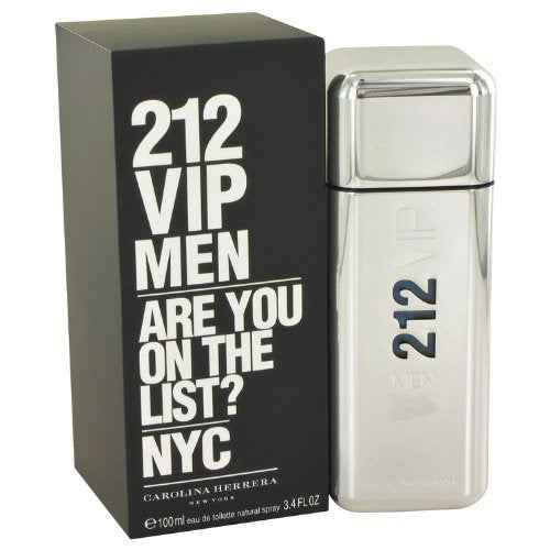 Carolina Herrera 212 Vip Eau De Toilette Spray for Men, 3.4 Ounce (Packaging may vary)