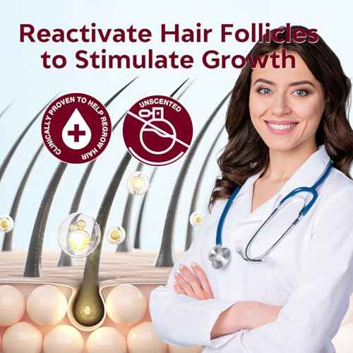 5% Minoxidil for Women Hair Growth: Hair Loss Treatment for Hair Thinning and Hair Loss to Get Thicker and Fuller Hair, 60ML