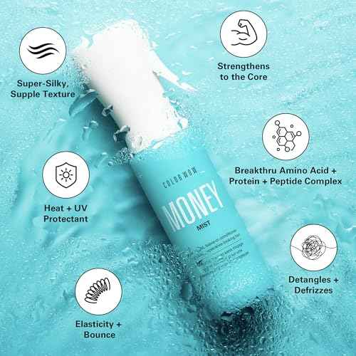 COLOR WOW MONEY MIST ? Luxe Leave-in Conditioning Treatment for Glossy, Expensive-Looking Hair | Moisturizes, Defrizzes & Detangles for smooth, silky texture