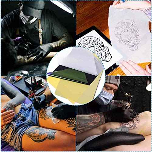Tattoo Transfer Paper, Cridoz 35 Sheets Stencil Transfer Paper for Tattooing, A4 Size
