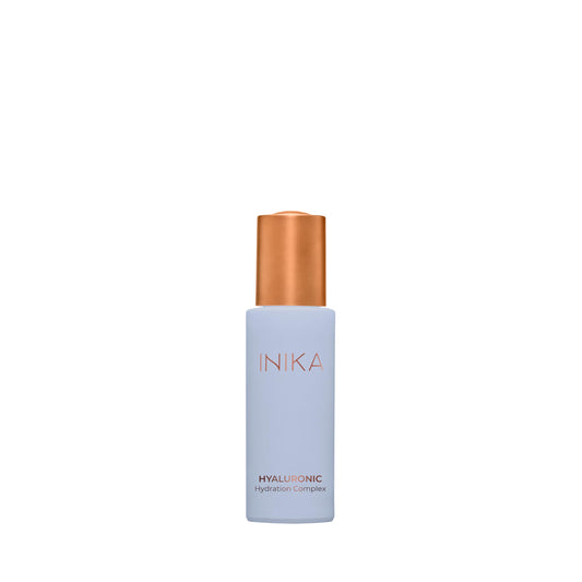 INIKA Hyaluronic Hydration Complex | Clinically Proven. 100% Natural. Lightweight, Oil-Free Serum Boosts Hydration, Protects Skin Barrier and Minimizes Fine Lines + Wrinkles. 30mL