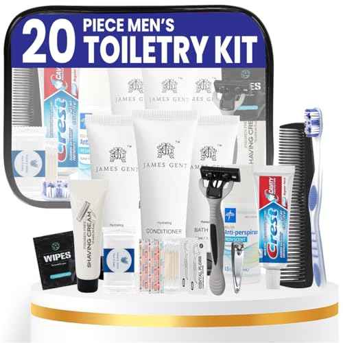 Trektote Travel Toiletry Kit For Men And Women ? 20 Piece Set of Travel Size Toiletries, TSA Compliant, Includes Shampoo And Conditioner, Body Wash, Toiletry Bag & More