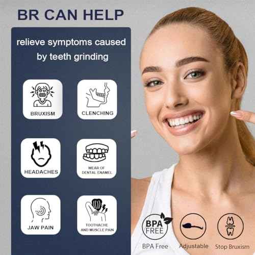 KOHEEL Adjustable Mouth Guard for Teeth Grinding and Clenching, No Boiling Night Guard, Stop Bruxism Dental Guard (2 Count)