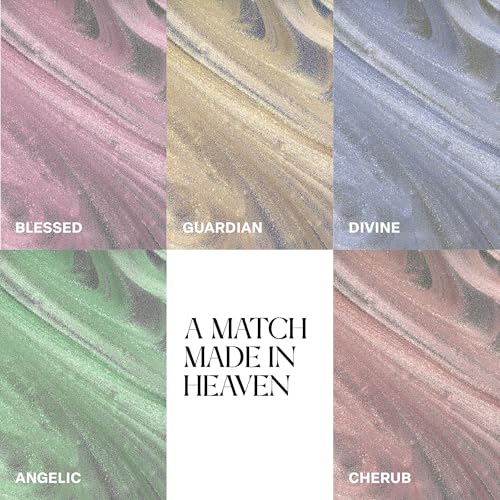 APR?S Heavenly Top Gelcoat Set, 5-Pack Non-Wipe Nail Gel Polish Top Coat, Shimmery Long Lasting Topcoat