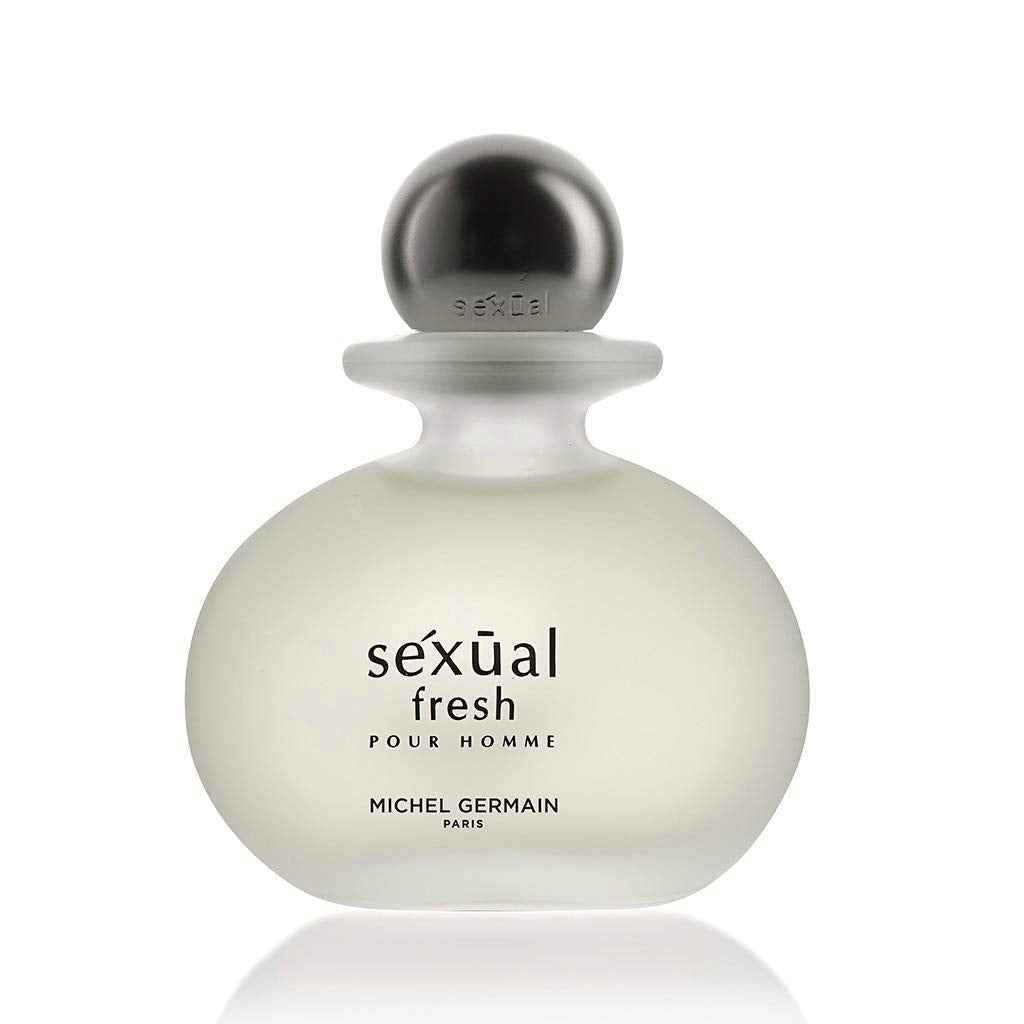 Michel Germain Sexual Fresh Pour Homme Eau de Toilette Spray Mens Cologne, Top Notes of Italian Bergamot, Cardamom, Coriander, Juicy Mandarin, 2.5 Fl Oz