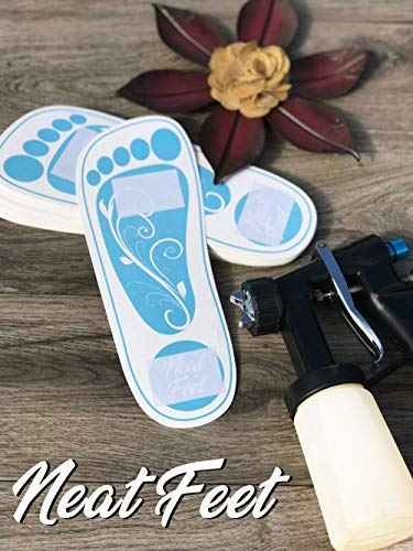 100 Pairs (200 feet) Premium Disposable Spray Tanning Feet Pads
