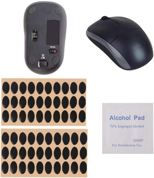 60Pcs Black Mouse Feet Sticker Skates Pads Replacement Feet for M215 / M310 / M325 Mouse Pads and Wrist Rests Mouse Pads and Wrist RestsDesk Accessories and Workspace Organizers