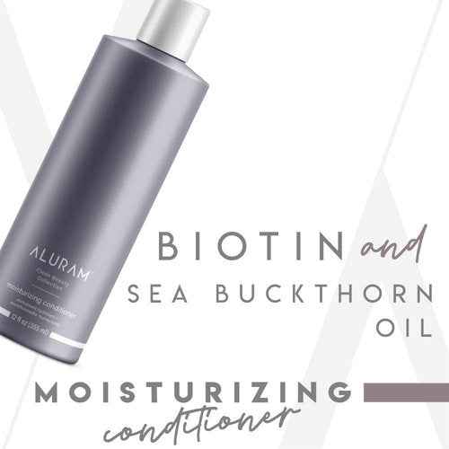 ALURAM Coconut Water Based Moisturizing and Hydrating Hair Shampoo & Conditioner Set, 33.8 Fl Oz