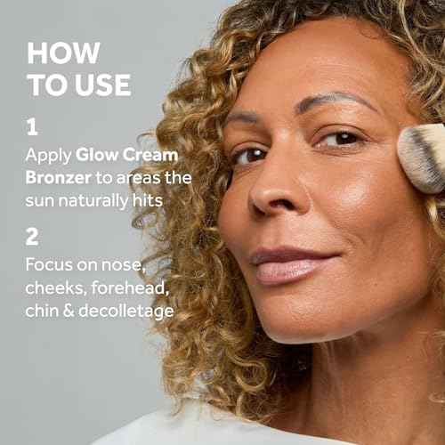 No7 Pro Artist Soft Glow Cream Bronzer Makeup - Blendable Bronzer Cream with a Lightweight Formula - Customizable Face Makeup for a Natural, Sun-Kissed Glow - Light (1.26 Oz)