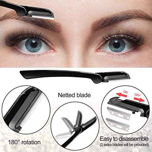 Eyebrow Kit, Multipurpose Exfoliating Dermaplaning Tool Face kits for Women Girl, Eyebrow Grooming Set (9 in 1)