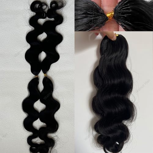 Body Wave Pre Separated Crochet Human Hair Braids Extensions Body Wave Brazilian Virgin Hair for Boho Braiding Knotless Feather Hair Extensions For Black Women Natural Color 20inch 60g