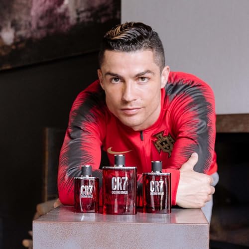 CRISTIANO RONALDO CR7 Eau De Toilette Cologne Scent for Men - Woody, Musky Men's Scent with Lavender, Cardamom, Tobacco, and Cedar - 1.7 oz