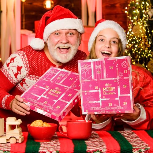 Advent Calendar 2025 Christmas Holiday Gifts for Women 12 Days Beauty Countdown Calendar 2025 Xmas Gifts Set 12pcs Spa Hand Cream Gifts Sets for Women with Hand Lotion Body Lotion Bath Sets Pamper Kit