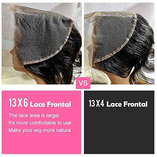 13x6 Lace Frontal Body Wave HD Transparent Frontal Ear to Ear 13x6 Lace Frontal Closure With Baby Hair Free Part 100% Virgin Human Hair Closure (16 Inch, 13×6 frontal)