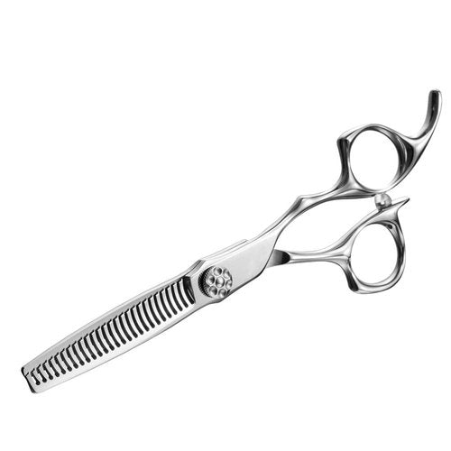 AOLANDUO 6 Inch Professional Hairdressing Scissors -High End AICHI Steel Handcrafted Hair Scissors - Razor Edge/Offset Design/Pro Ergonomic for Salon Stylists Beauticians and Barbers