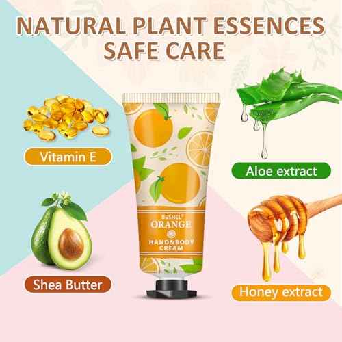 24 Pack Hand Cream Gifts Set For Women, Mini Hand Lotion Travel Size in Bulk for Dry Cracked Hands, Graduation Gifts, End of Year Teacher Appreciation Gifts, Thanksgiving Gifts, Party Favors