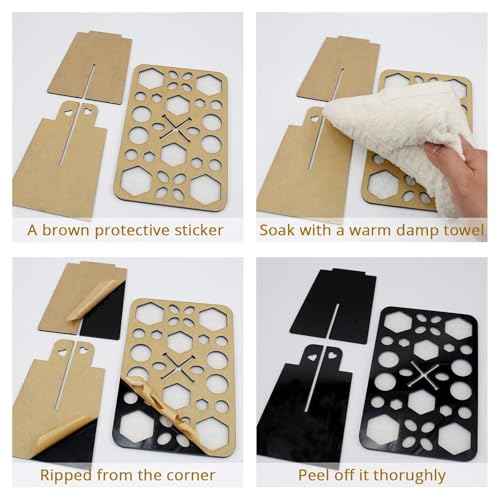 BEAKEY Make up Brush Drying Rack, Collapsible Makeup Brush Holder 28 Holes Makeup Brush Dryer Stand - Black