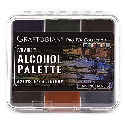 Graftobian F/X Aire Alcohol Activated Palette - SFX Makeup (F/X 4 - Injury)