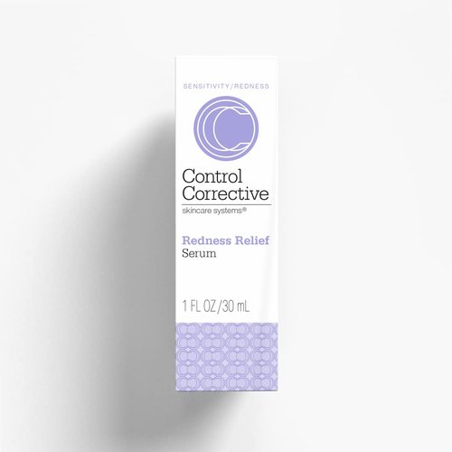 CONTROL CORRECTIVE Redness Relief Serum, 1 Oz - Botanical Extracts & Skin Balancing Vitamins, Calms, Hydrates & Strengthens Sensitive Skin, No Parabens Or Synthetic Dyes, Japanese Green Tea, Soothing