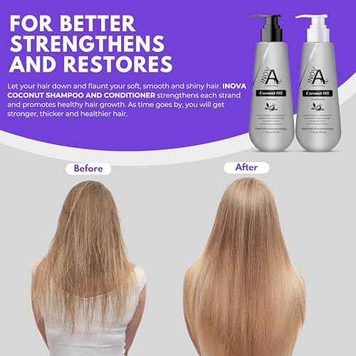 Inova Professional Coconut Oil Shampoo And Conditioner 11 Oz Each