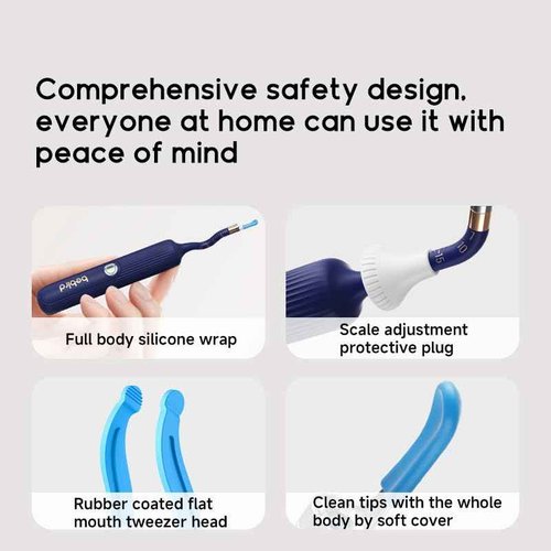 Ear Wax Removal Tool Camera, BEBIRD Visual Earwax Cleaner with Cleaning Kit as Spade/Spoon/Pick/Tweezer Clean Ears for Family, Ear-Scope Otoscope Wireless WiFi Connect