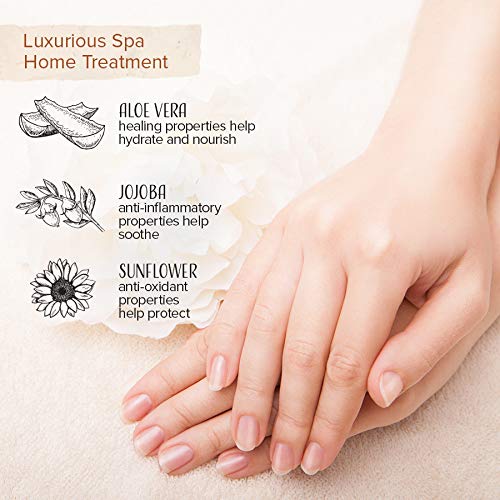 Nu-Pore Moisturizing Gloves – Hand Mask for Dry Hands and Moisturizer with Jojoba Oil and Aloe Vera to Help Repair and Soothe Extra Dry Skin, Paraben & Latex Free (24 Pack)