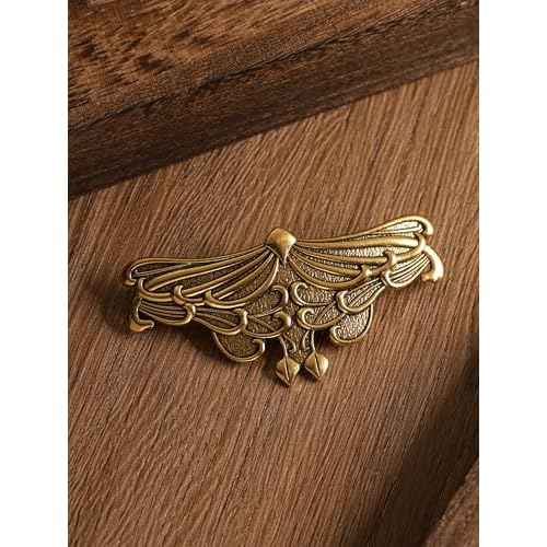 HAQUIL Vintage Art Nouveau Hairpin, Leaf Hair Clip, French Hairclip, Hair Barrette, Celtic Knot Protection, Hair Accessories, Jewelry Gift for Women