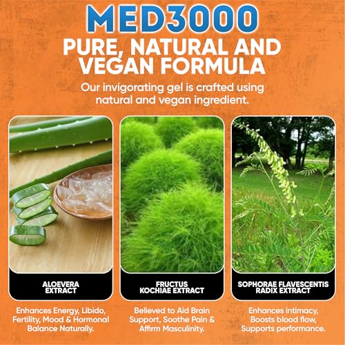 Max Performance Med3000 Gel for Men ? Intense Formula for Male Power