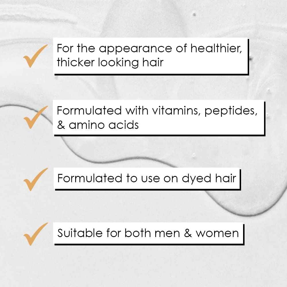 Grande Cosmetics GrandeHAIR Enhancing Hair Serum - for Men & Women, for Fuller & Thicker-Looking Hair in 8 weeks, Safe for Color-Treated Hair (40 mL)