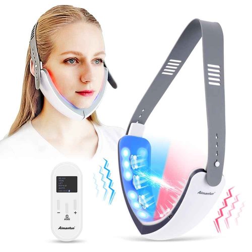 Aimanfun V-Face Electric Double Chin Device，Facial Lifting Machine with Intelligent Remote Control