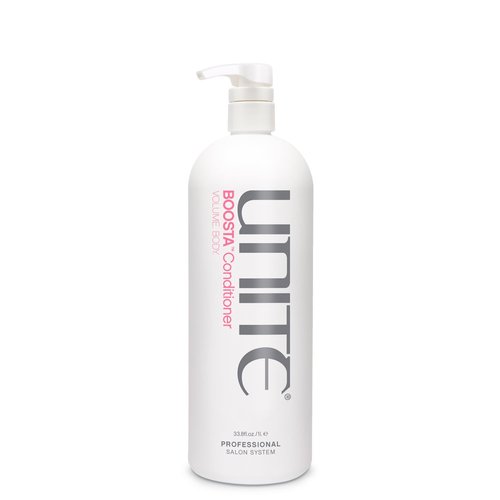 UNITE Hair - BOOSTA Conditioner - Volumizing, Hydrating Conditioner for Fine, Limp Hair - Adds Shine, Strengthens, UV Protection, Safe for Extensions, Paraben-Free, 33 Fl Oz