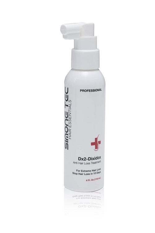 Simone Tec Hair Essentials Dx2-Dixidox Anti Hair Loss Treatment 118ML For Extreme Hair Loss Stop Hair Loss in 10 Days.