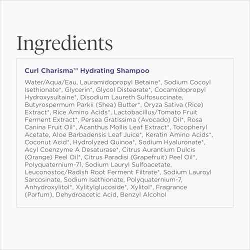 Briogeo Curl Charisma Rice Amino + Avocado Hydrating Shampoo, Define and Moisturize Wavy, Curly, and Coily Hair,Sulfate-free, Anti-Frizz, Hydrating Cleanse, Vegan, Cruelty-Free, 33.8 fl oz